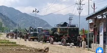 واگڈ ترال کے جنگلات میں تلاشی کارروائیاں دوسرے دن میں داخل