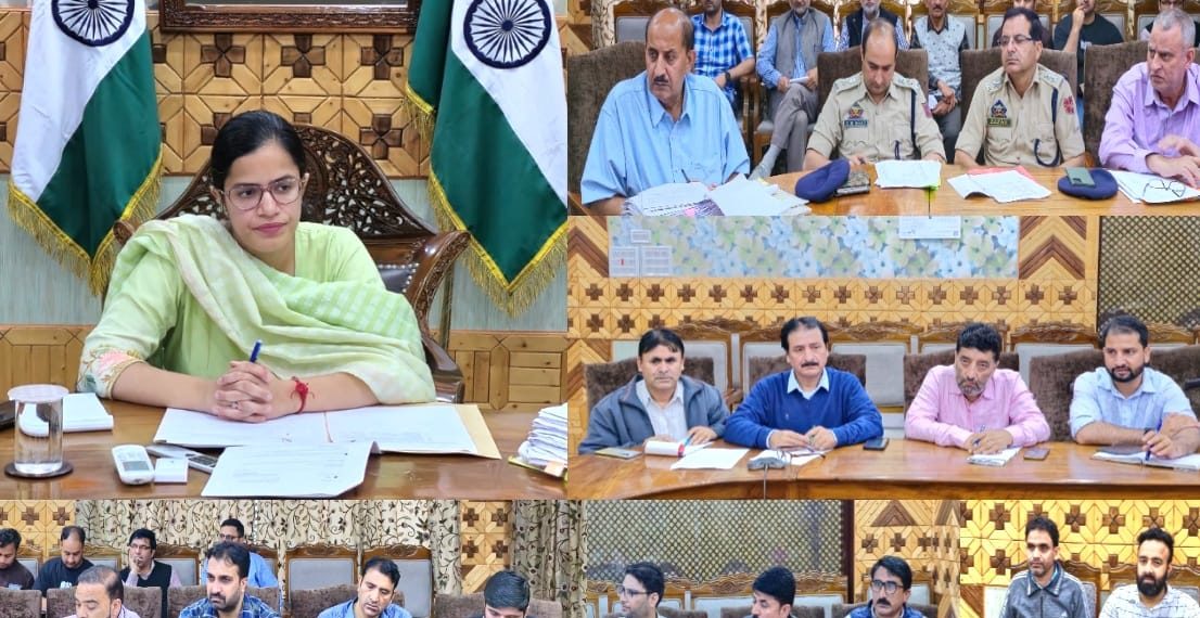 ضلع ترقیاتی کمشنر کپواڑہ نے این سی او آرڈی میٹنگ کی صدارت کی