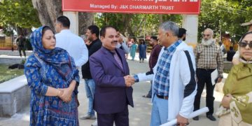 میلہ کھیر بھوانی کے پیش نظر انتظامات کا جائزہ لینے کے لیے DHSK نے کیا تلمولہ کا دورہ