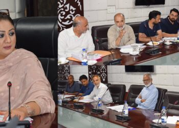 حنا شفیع بٹ نے کے وِی آئی بی کے جائزہ میٹنگ کی صدارت کی