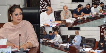 حنا شفیع بٹ نے کے وِی آئی بی کے جائزہ میٹنگ کی صدارت کی