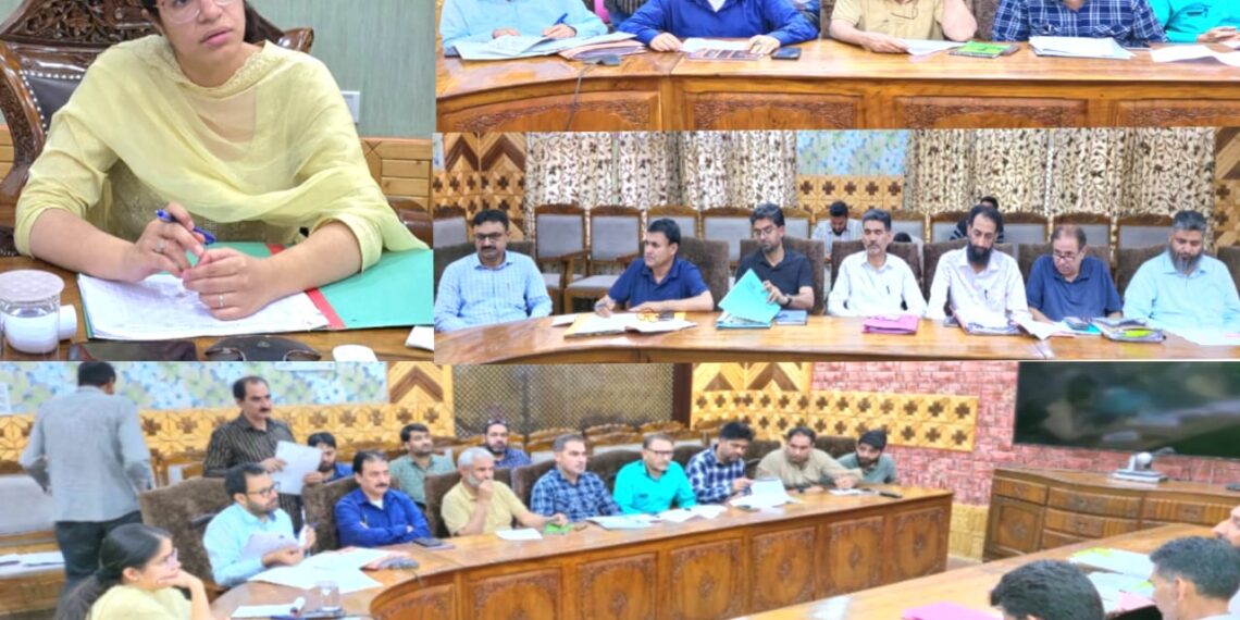 ضلع ترقیاتی کمشنر کپواڑہ نے رینٹ اسسمنٹ کمیٹی میٹنگ کی صدارت کی