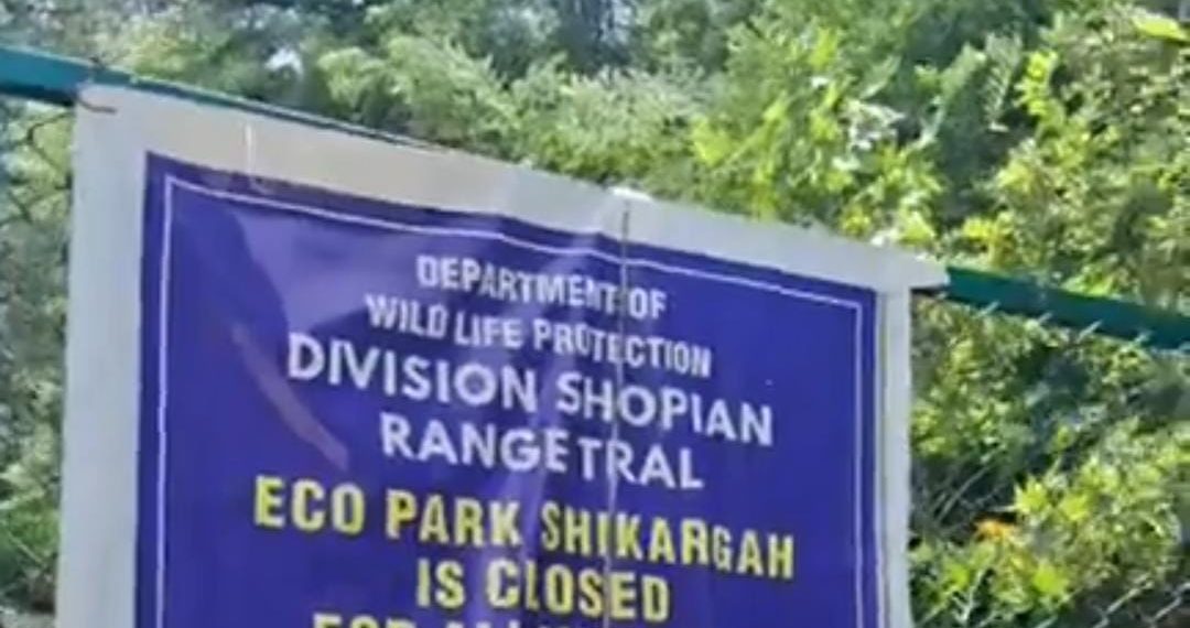 شدت کے گرمی کے بیچ ترال میں محکمہ وائلڈ لائف کا عجیب کار نامہ ۔۔۔۔!!!