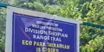 شدت کے گرمی کے بیچ ترال میں محکمہ وائلڈ لائف کا عجیب کار نامہ ۔۔۔۔!!!