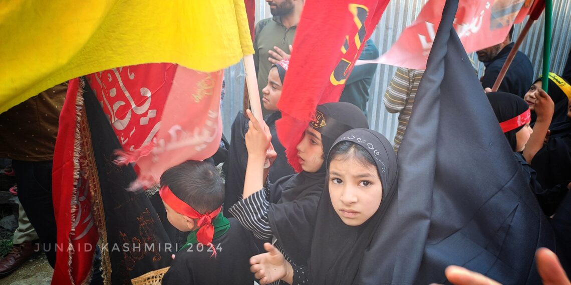 وادی کشمیر میں مختلف مقامات پر ذوالجناح کے جلوس برآمد