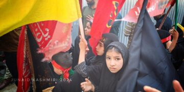 وادی کشمیر میں مختلف مقامات پر ذوالجناح کے جلوس برآمد