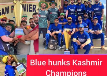 بلیوں ہنکس کشمیر نے منی گام پرائمیرلیگ کو اپنے نام کرنے میں کامیابی حاصل