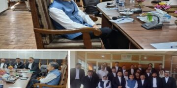 جسٹس تاشی ربستن نے ڈِسٹرکٹ کورٹ کمپلیکس سری نگر کا دورہ کیا اور ترقیاتی منصوبوں کا جائزہ لیا