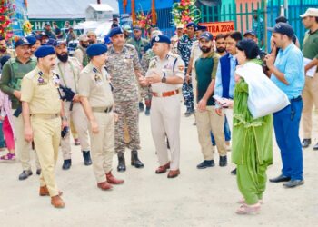 آئی جی پی کشمیر نے امرناتھ یاترا کے لیے کوآرڈینیشن اور سیکورٹی میٹنگ کی صدارت کی۔