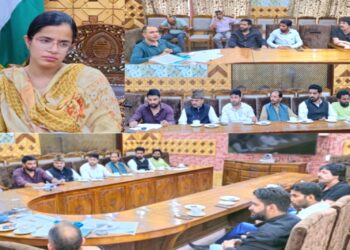 ڈِسٹرکٹ الیکشن آفیسر نے سیاسی جماعتوں کے نمائندوں کے ساتھ میٹنگ منعقد کی
