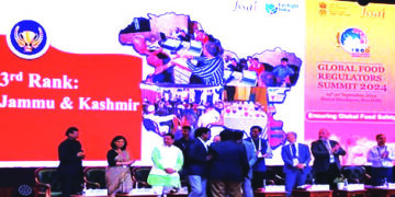جموں و کشمیر کو فوڈ سیفٹی انڈیکس 2023-24 میں تیسرا درجہ حاصل
