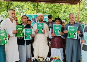 پی ڈی پی امیدوار ترال نے مقامی سطح کا انتخابی منشور جاری کیا