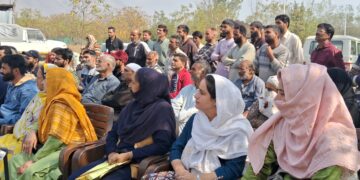 پنچایت حلقہ شاہ آباد کے خانقاہ علاقے میںمیں گرام سبھا منعقد