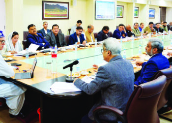 Chief Minister reviews development activities in various departments