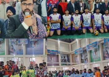 ستیش شرما نے بجبہاڑہ میں تیسرے جے کے یو ٹی اسپورٹس ایونٹ کا افتتاح کیا