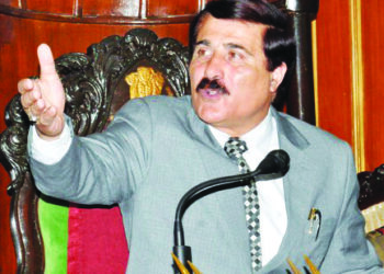 لیفٹنٹ گورنر نے مبارک گل کو کیا عبوری اسپیکر نامزد