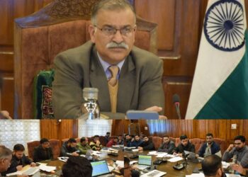 ضلع ترقیاتی کمشنر بانڈی پورہ نے آر ڈی ڈی سیکٹر کے کام کاج کا جائزہ لیا