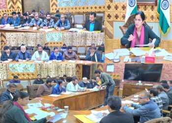 ضلع ترقیاتی کمشنر کپواڑہ نے رینٹ اسسمنٹ کمیٹی میٹنگ کی صدارت کی