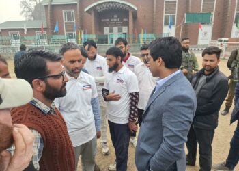 منصف ٹی وی اور سپورٹس کونسل کی جانب سے سری نگر میں ایک خصوصی کرکٹ میچ کا انعقاد