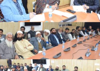 وادی کشمیر کے متعدد وفد جاوید احمد رانا سے ملاقی