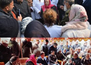 سکینہ اِیتو نے حضرت بل حلقہ کا تفصیلی دورہ کیا اور صحت سہولیات اور تعلیمی اِداروں کا معائینہ کیا