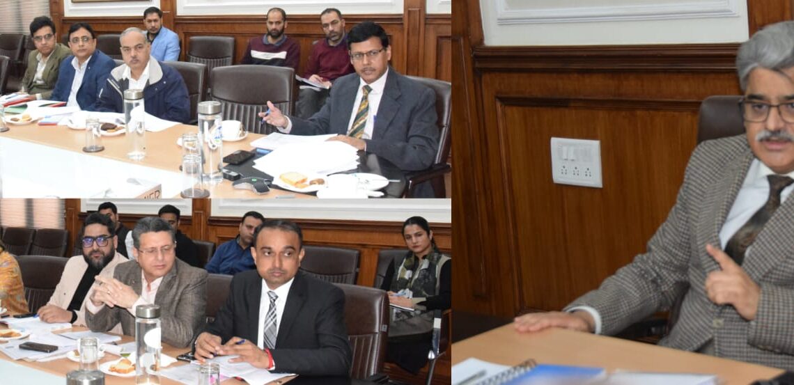 چیف سیکرٹری نے جموںوکشمیر میں آفاتِ سماوی سے نمٹنے کی تیاریوں کا جائزہ لیا