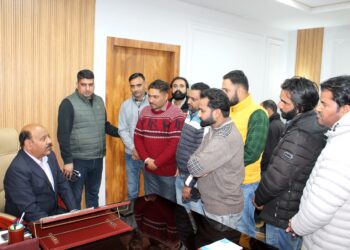 متعدد وفوداور اَفرادنے نائب وزیرا علیٰ سے ملاقات کی