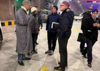 وزیر اعلیٰ نے پی ایم مودی کے سونمرگ میں سونمرگ ٹنل کے افتتاح سے قبل انتظامات کا جائیزہ لیا