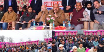 نائب وزیر اعلیٰ کا کنگری میں عوامی دربار کا اِنعقاد