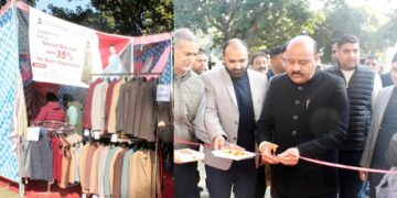 ئب وزیر اعلیٰ نے جے کے آئی کے اون اور ریشم کی مصنوعات کے سیل میلے ک افتتاح کیا