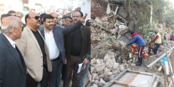 نائب وزیرا علیٰ نے جموں میںجاری سمارٹ سٹی کاموں کا معائینہ کیا