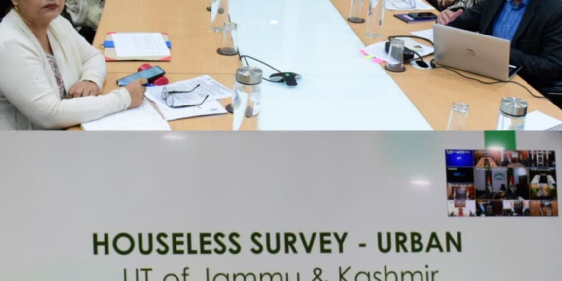 چیف سیکرٹری نے پی ایم اے وائی ( یو ) -2.0 کے تحت بے گھر لوگوں کی شناخت کیلئے تیاریوں کا جائزہ لیا