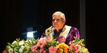 شری ماتا ویشنو دیوی یونیورسٹی کی کانووکیشن تقریب لفٹینٹ گورنر نے ایس ایم وی ڈی یو کے فارغ التحصیل طلباءکو نیک خواہشات دینے پر ہندوستان کے نائب صدر مسٹر جگدیپ دھنکر کا شکریہ ادا کیا