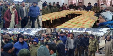 ایم ایل اے کنگن ، صوبائی کمشنر کشمیر اور ضلع ترقیاتی کمشنر گاندربل نے جائے وقعہ کا دورہ کیا اور نقصانات کا جائزہ لیا
