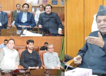 سپیکرعبدالرحیم راتھر نے آل پارٹی میٹنگ میں نتیجہ خیز بجٹ سیشن کیلئے غیر جانبدارانہ طرزِ عمل کا عزم کیا
