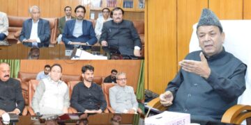 سپیکرعبدالرحیم راتھر نے آل پارٹی میٹنگ میں نتیجہ خیز بجٹ سیشن کیلئے غیر جانبدارانہ طرزِ عمل کا عزم کیا