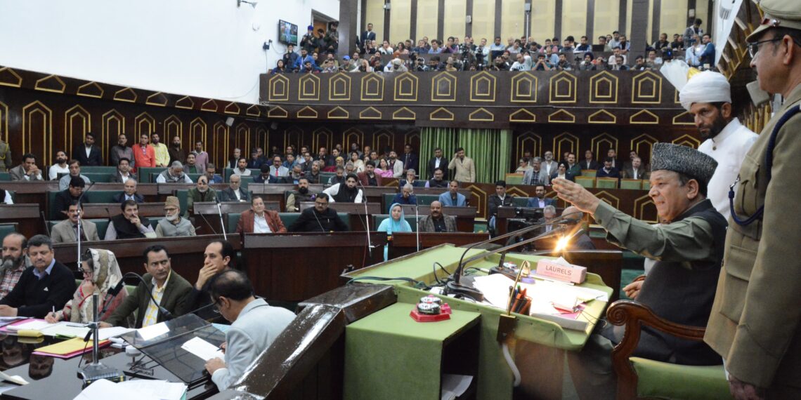 کٹھوعہ شہری ہلاکتوں،گلمرگ فیشن شواورممبراسمبلی بنی پرمبینہ حملے کو لیکر جموں وکشمیر اسمبلی میں ہنگامہ