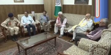 وزیر داخلہ امیت شاہ ہنگامی دورے پر سرینگر پہنچ گئے