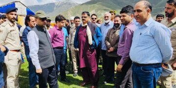 جاوید احمد رانا کا پیر کی گلی کا دورہ