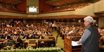 لیفٹیننٹ گورنر نے سری نگر میں قانونی خدمات کے حکام کی شمالی زون علاقائی کانفرنس سے خطاب کیا