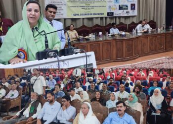 منشیات سے پاک جموںوکشمیر نہ صرف وقت کی ضرورت ہے بلکہ آنے والی نسلوں کی بقاءاور بہبود کیلئے ناگزیر ہے۔ سکینہ اِیتو