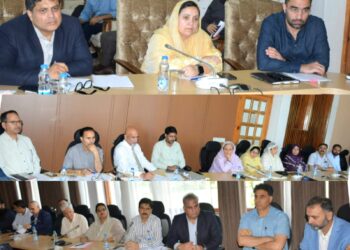 سکینہ اِیتو نے جموںوکشمیر میں منشیات کے خاتمے پر اَپنی نوعیت کی پہلی میٹنگ کی صدارت کی