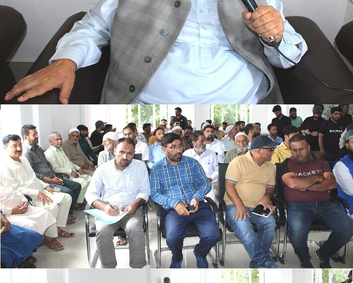 سپیکر قانون ساز اسمبلی نے پکھر پورہ کا دورہ کر کے زیارت گاہ کے سالانہ عرس کے اِنتظامات کاجائزہ لیا