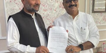 ایم ایل اے ترال وزیر آبپاشی جنگلات،جل شکتی، اور قبائلی امور سے ملاقی