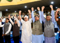 ، "مادر وطن کے تئیں ہماری وابستگی اور لگن ہماری قوم کو اس کی قسمت بھارت کی طرف لے جائے گی۔”ایل جی منوج سنہا