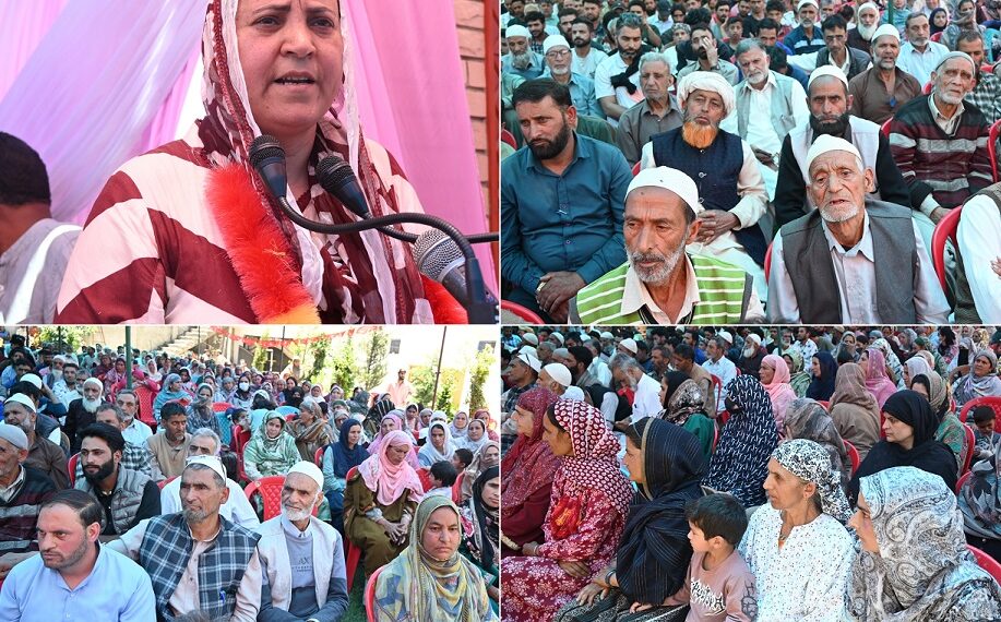 سکینہ اِیتو نے ڈِی ایچ پورہ کے کئی علاقوں کا دور کیا