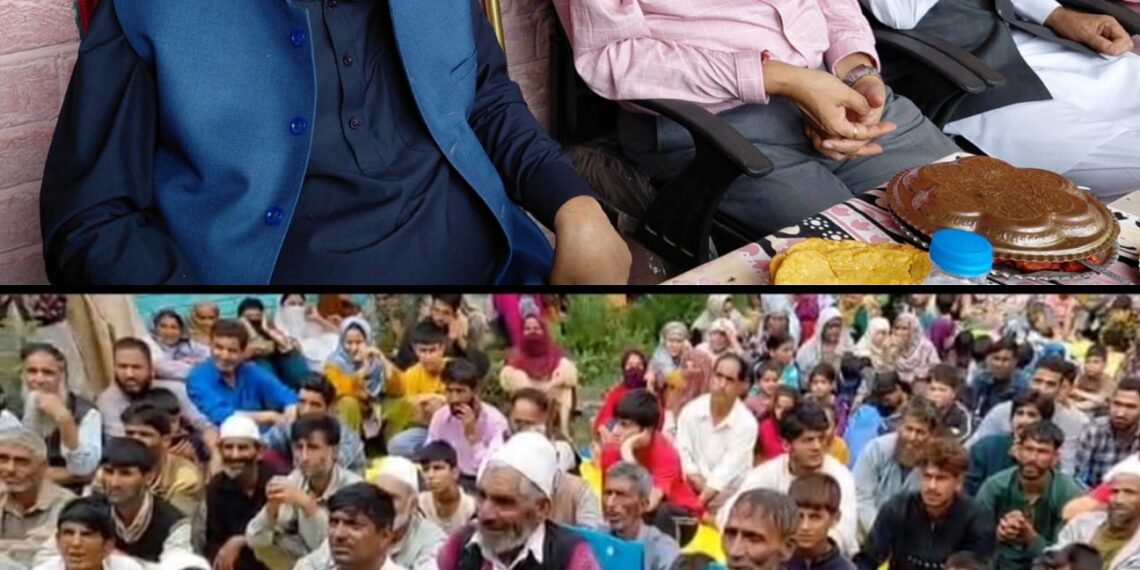 سپیکر نے آرم پورہ کے باشندوں سے بات چیت کی