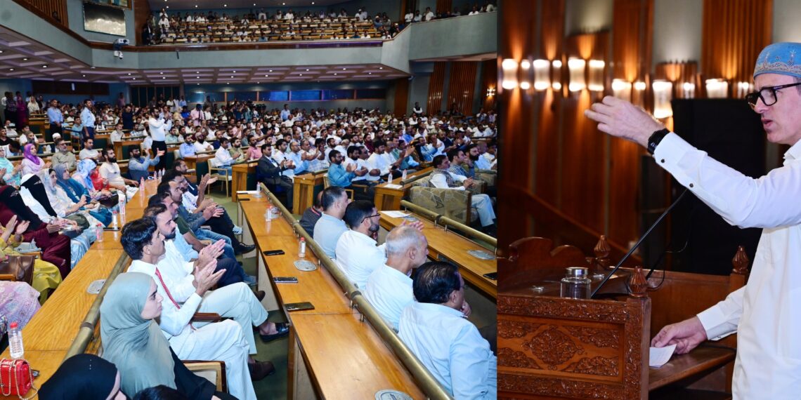 اساتذہ اہلیت امتحان پرقانونی پوزیشنکی پیروی کریں گےَوزیر اعلیٰ عمر عبدللہ